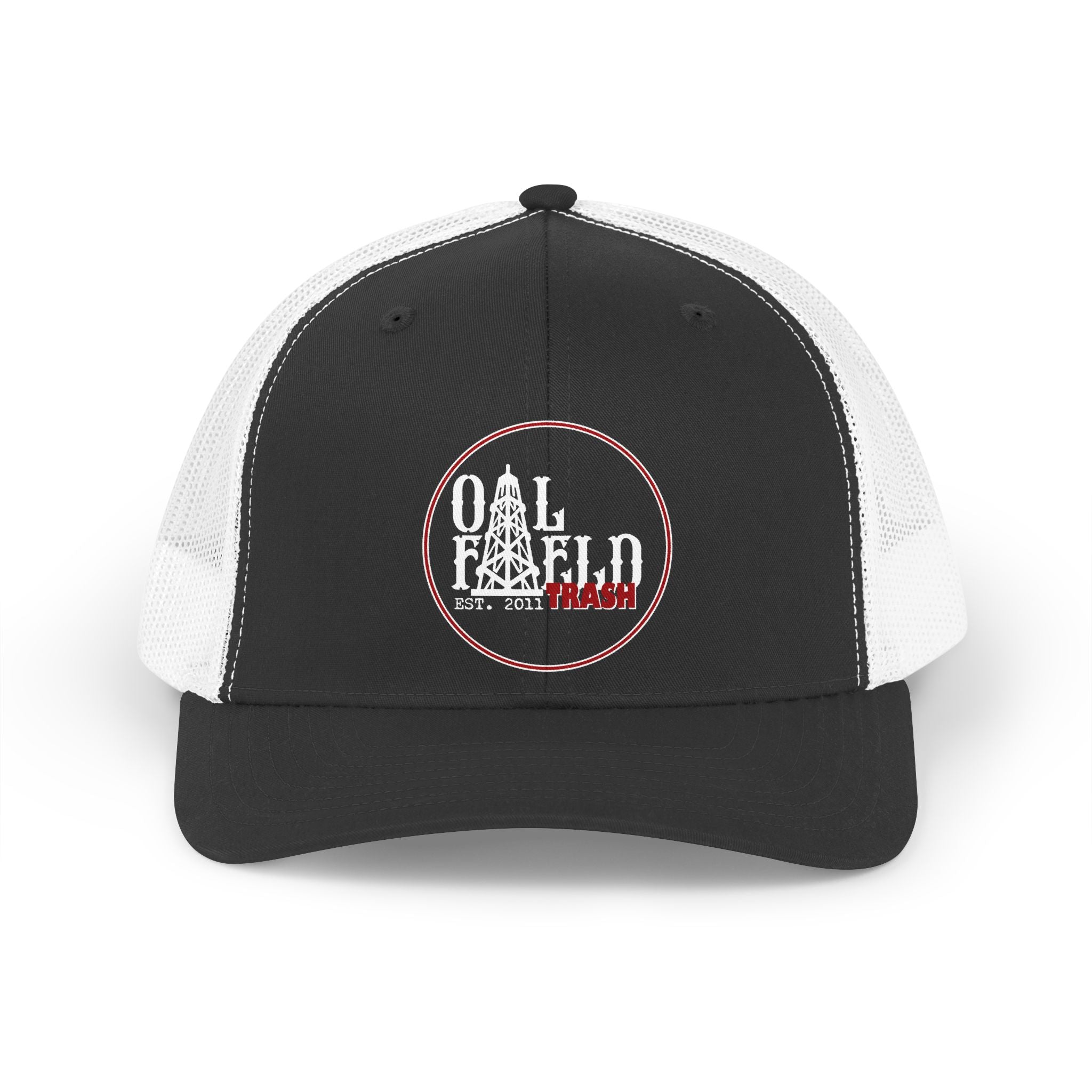 Oilfield Trash Trucker Hat| Classic Logo, Embroidered Mesh Cap