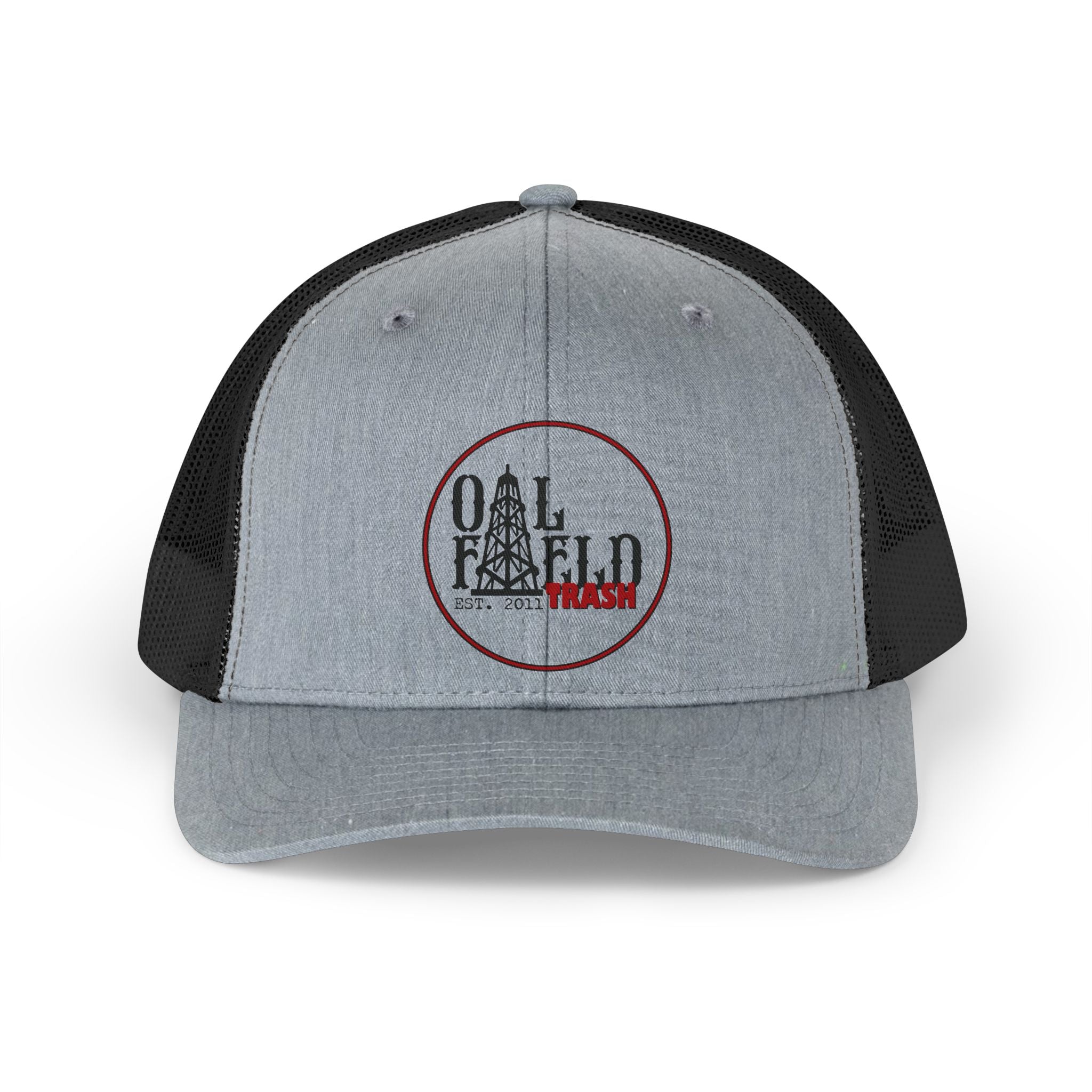Oilfield Trash Trucker Hat| Classic Logo, Embroidered Mesh Cap