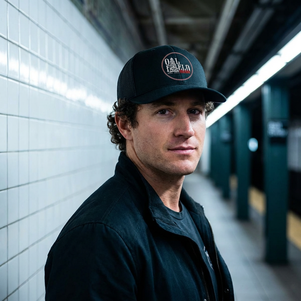 Oilfield Trash Trucker Hat| Classic Logo, Embroidered Mesh Cap