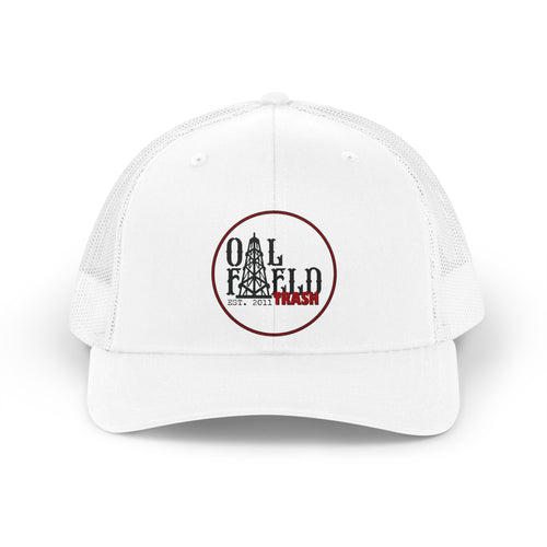 Oilfield Trash Trucker Hat| Classic Logo, Embroidered Mesh Cap