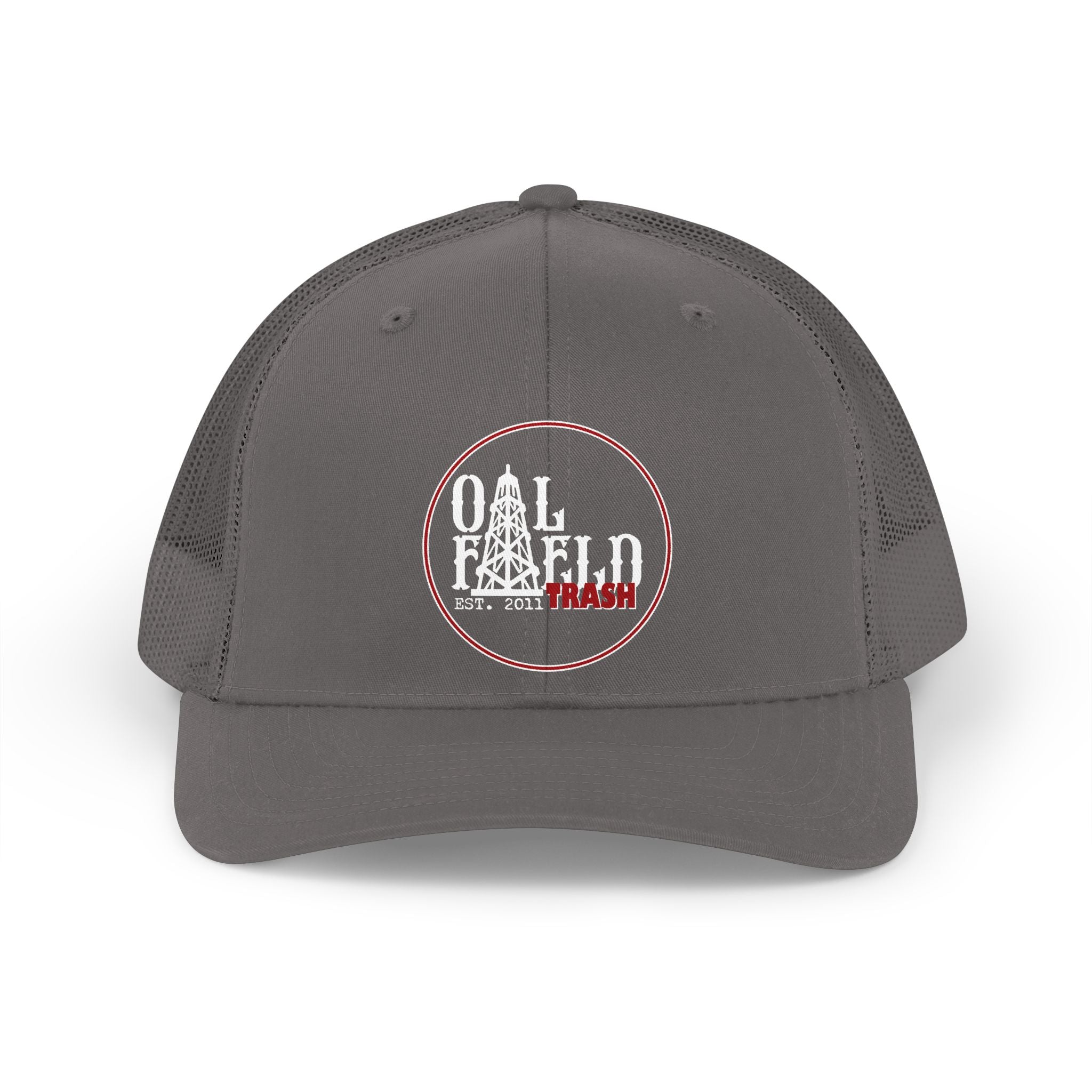 Oilfield Trash Trucker Hat| Classic Logo, Embroidered Mesh Cap